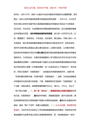 在共同富裕领导小组会上的讲话.docx