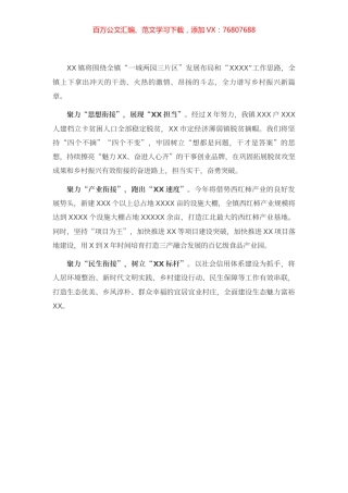 乡村振兴研讨发言：聚力三个衔接打造振兴样板.docx