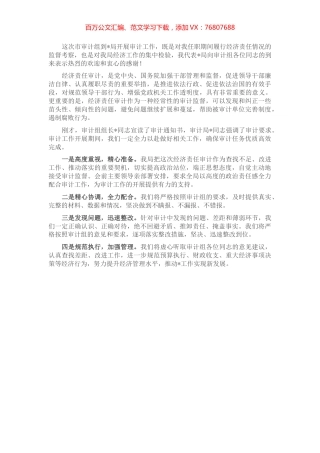 任职期间履行经济责任情况表态发言.docx