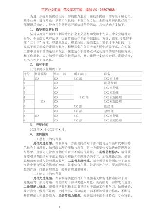 关于领导班子与新提拔任用干部结对帮带工作方案.docx