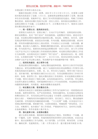 X局党委（党组）书记组织落实市委巡察组反馈意见整改情况的报告.docx