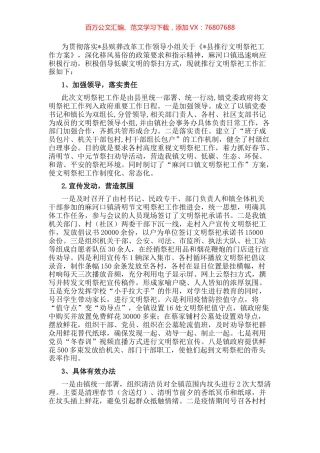 镇推行文明祭祀工作汇报.docx