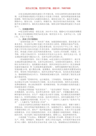 国企党支部标准化规范化建设工作总结.docx