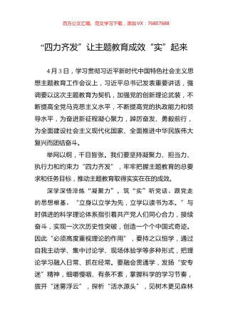“四力齐发”让主题教育成效“实”起来.docx