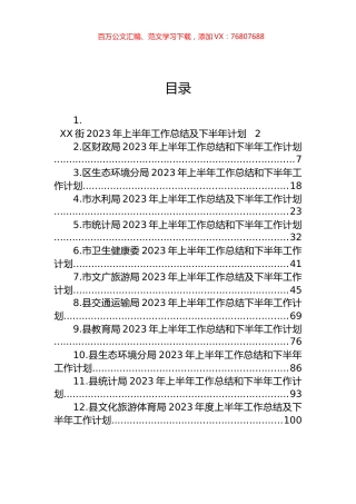 2023年上半年工作总结和下半年工作计划汇编（12篇）.docx
