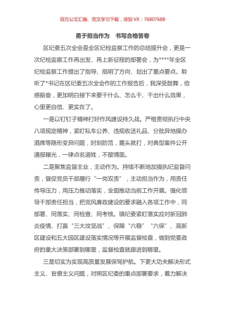 学习纪委全会精神心得体会汇编.docx