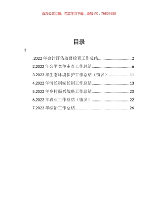 2022年专项工作总结汇编.docx